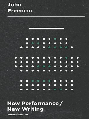 cover image of New Performance/New Writing